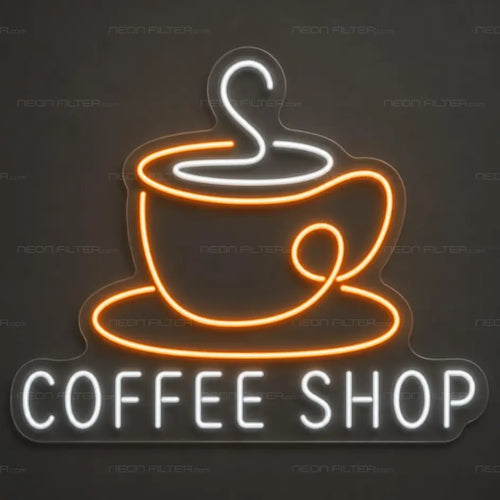 Coffee Shop Est.2015 Neon Sign for Cafe Decor - Neon Filter