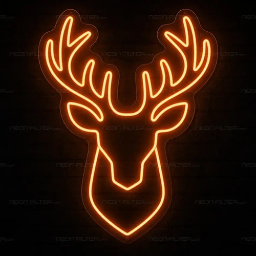 Deer Head Neon Sign for ManCave Decor - Neon Filter