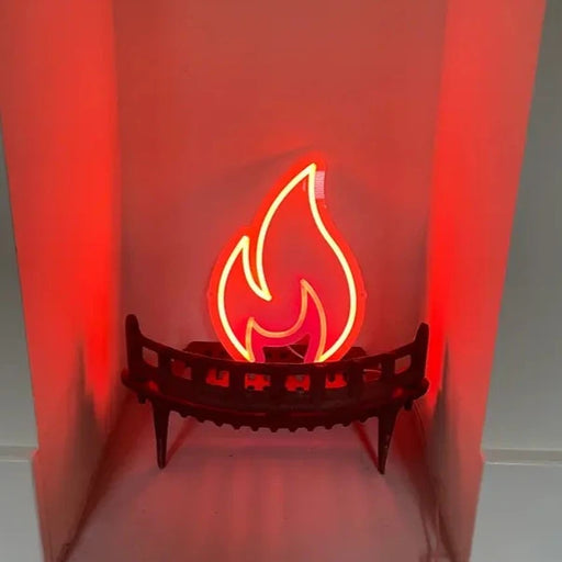 Flame Neon Sign 40cm