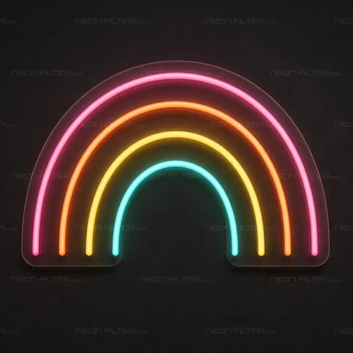 Rainbow Kids Neon Sign for Kids Decor - Neon Filter