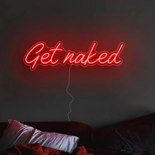 Get naked Neon Signin Hot Mama Red