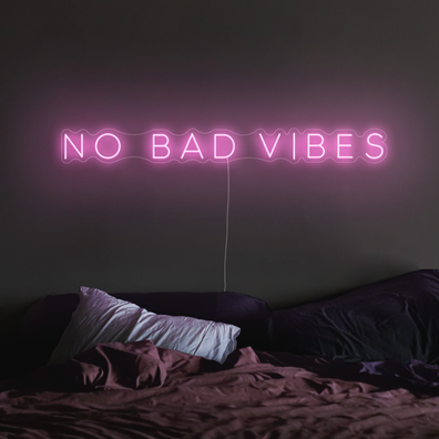 No bad vibes Neon Sign
