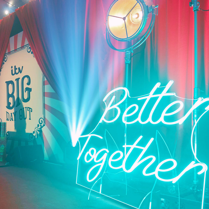 ITV's Big Day Out Better Together Neon Sign