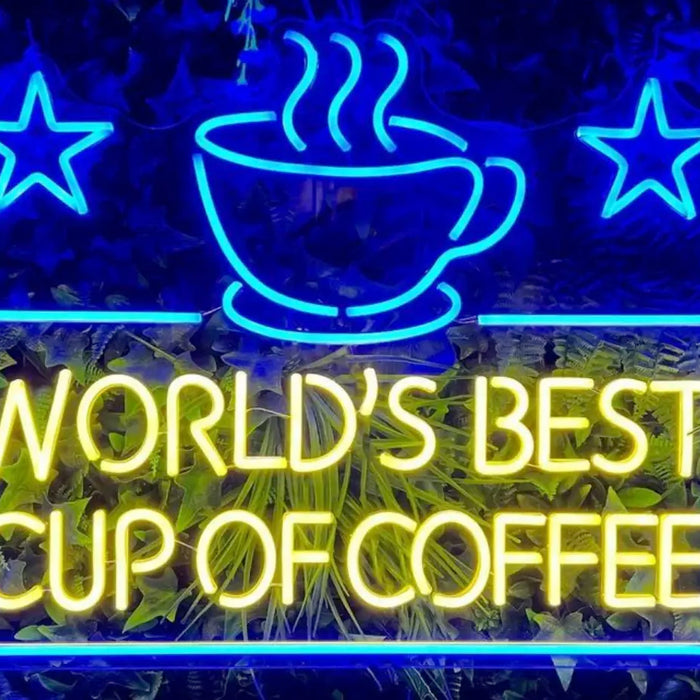 Coffee shop and cafe neon signs