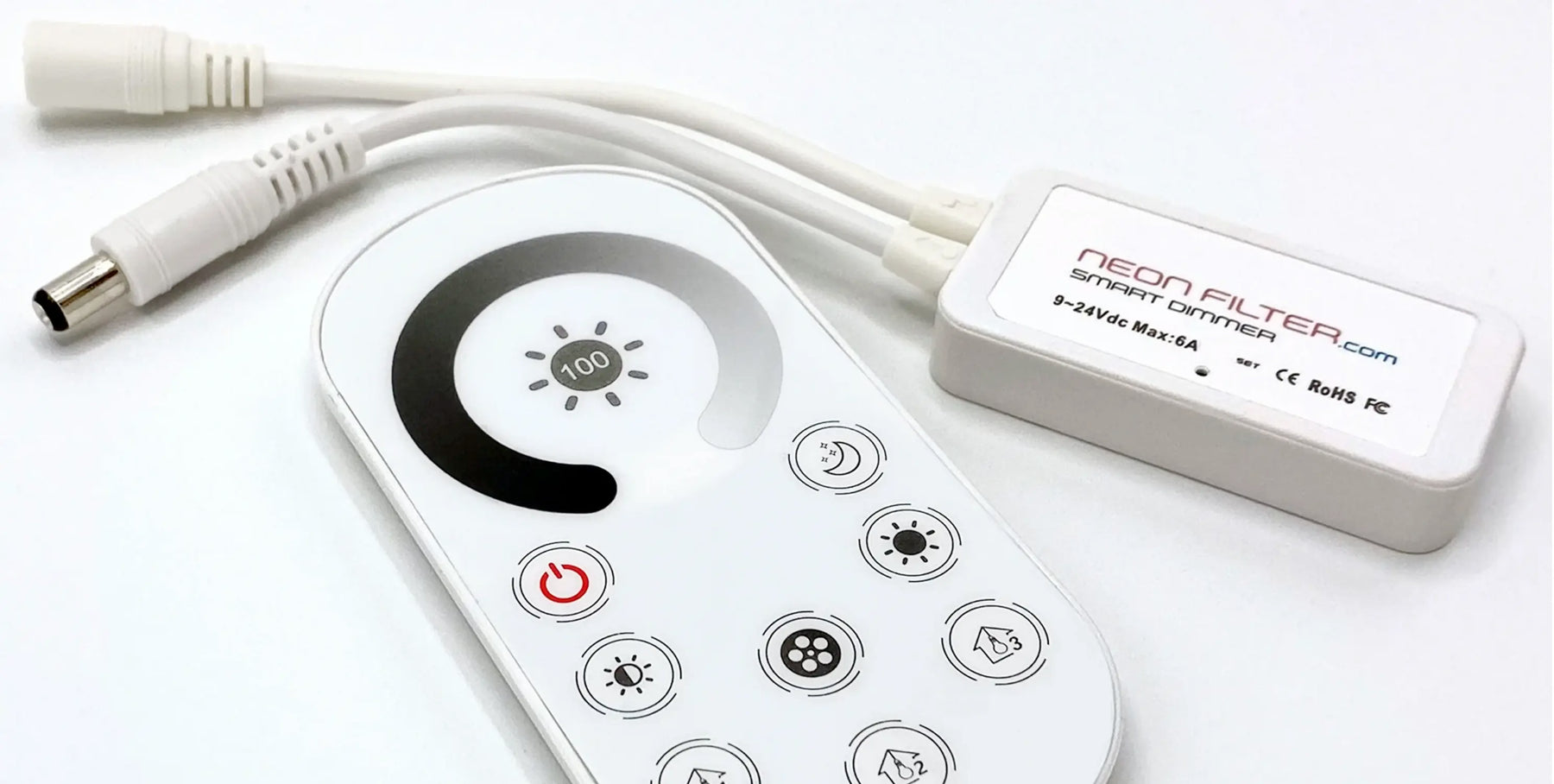 How to connect and control LED neon signs: dimmers, remotes and smart plugs (UK)