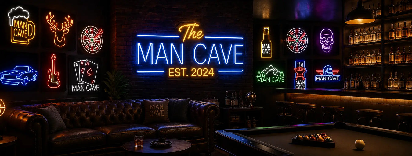 Man Cave Neon Sign Collection