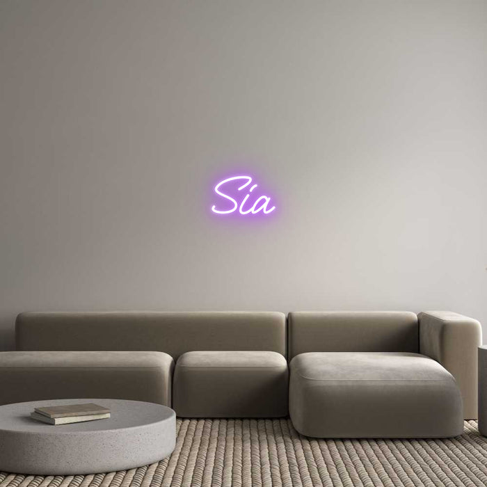 Custom Neon: Sia