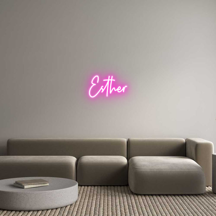 Custom Neon: Esther