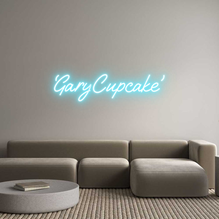 Custom Neon: ‘Gary Cupcake’