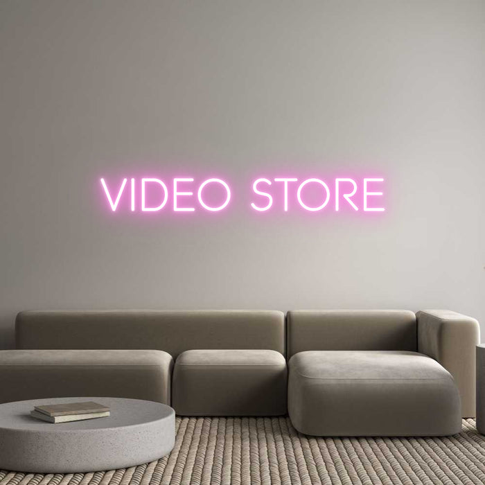 Custom Neon: VIDEO STORE