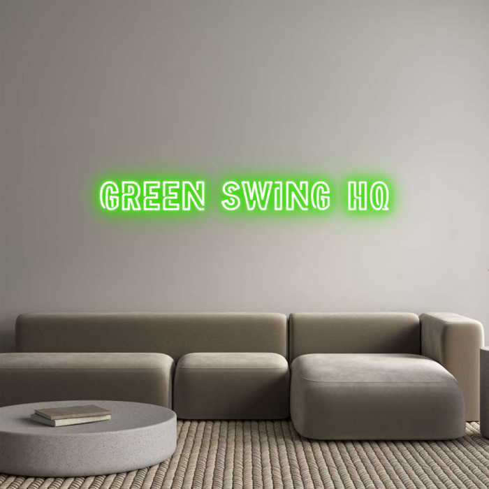 Custom Neon: GREEN SWING HQ