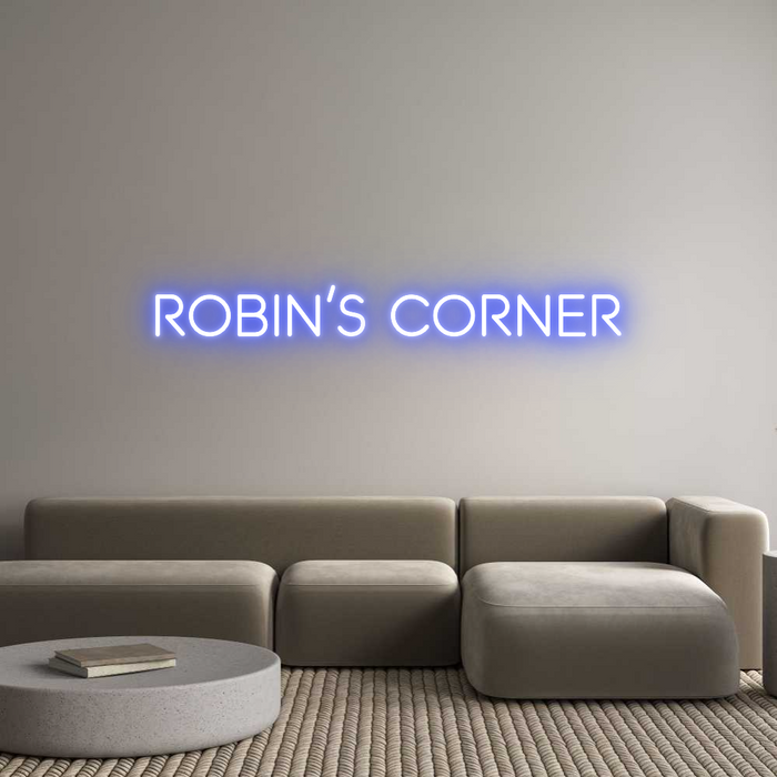 Custom Neon: ROBIN'S CORNER