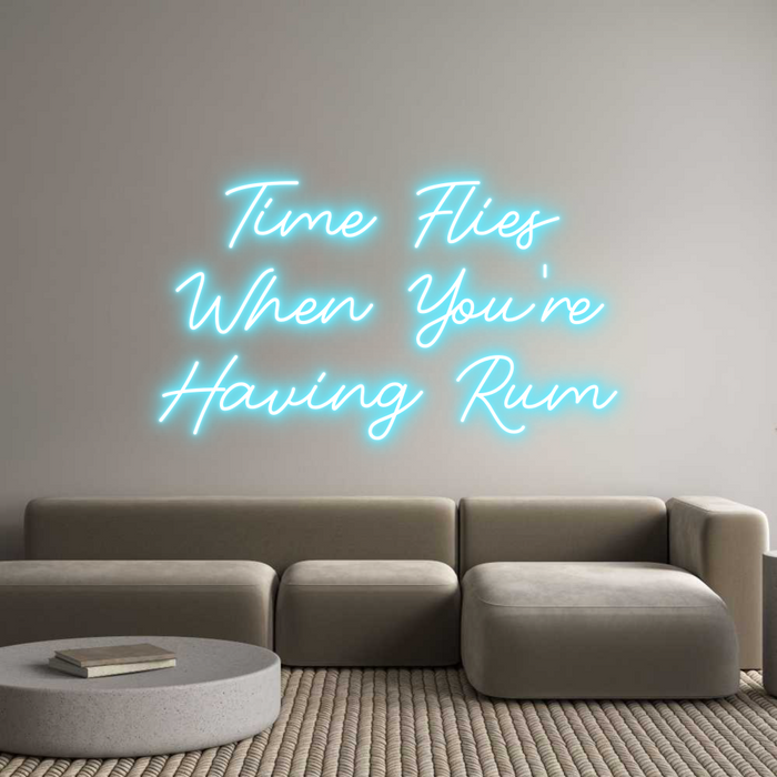 Custom Neon: Time Flies
W...