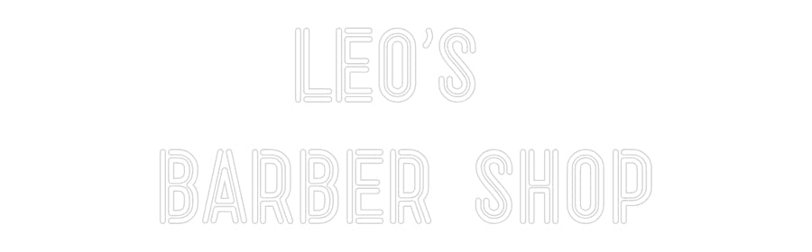 Custom Neon: Leo’s 
Barbe...