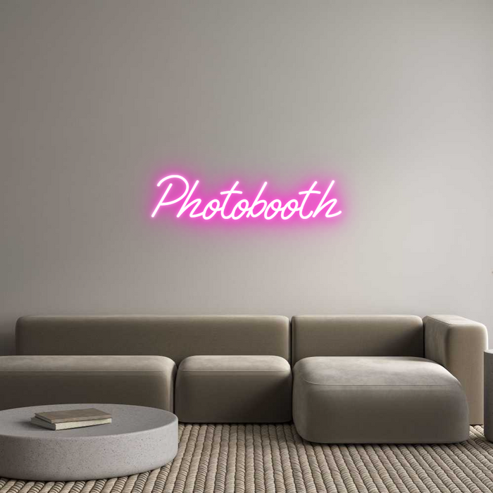 Custom Neon: Photobooth