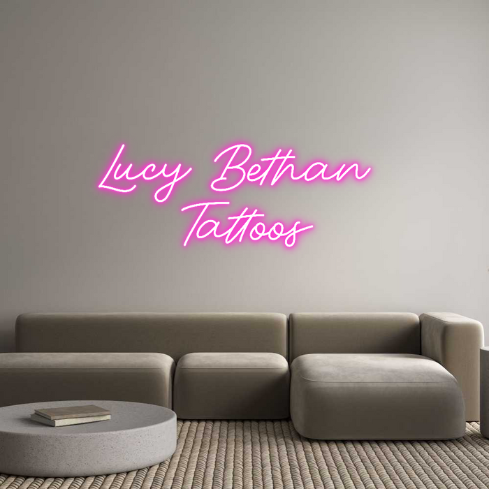Custom Neon: Lucy Bethan 
...