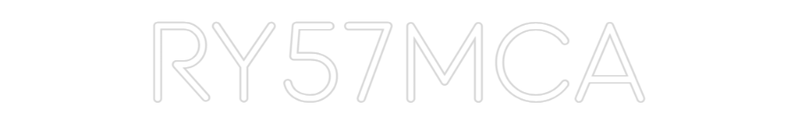 Custom Neon: RY57MCA
