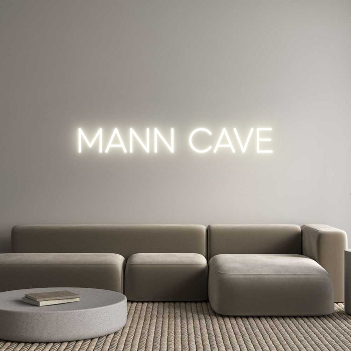 Custom Neon: Mann Cave