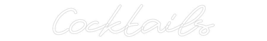 Custom Neon: Cocktails