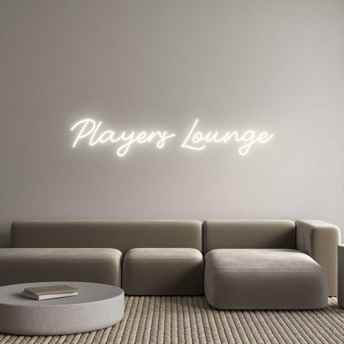 Custom Neon: Players Lounge