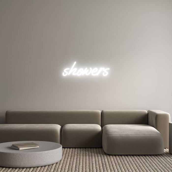 Custom Neon: showers