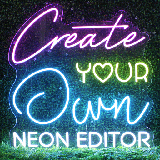 Create your own neon sign editor
