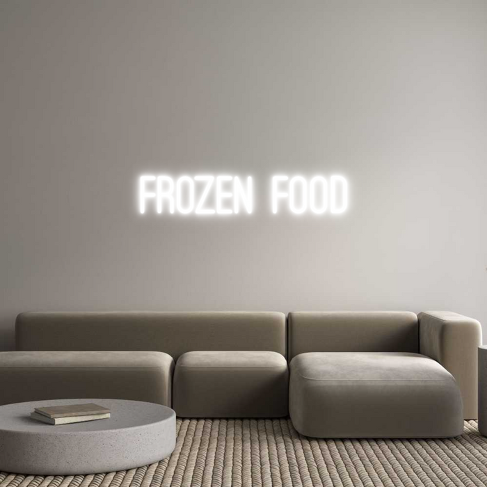 Custom Neon: FROZEN FOOD