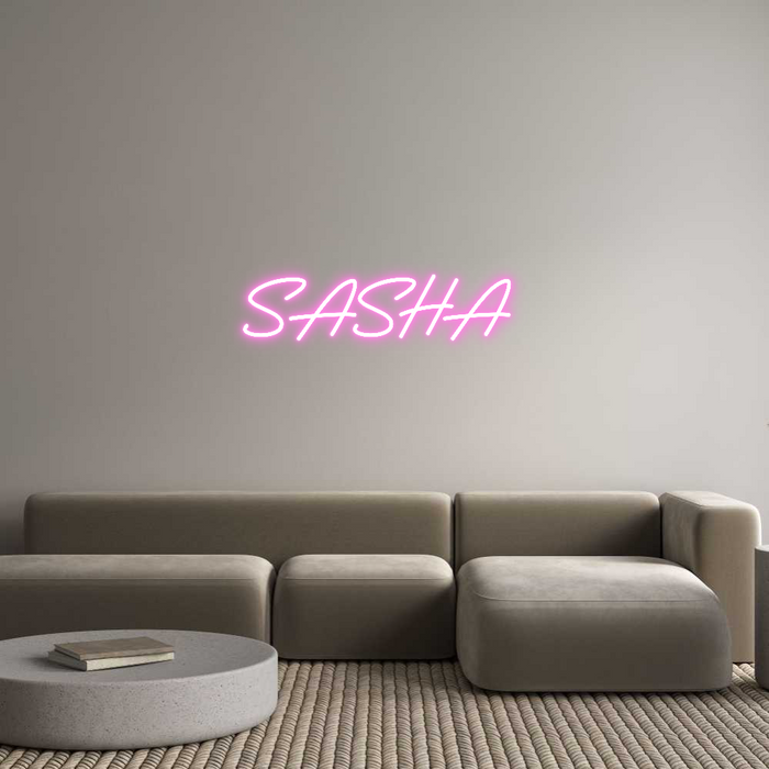 Custom Neon: SASHA