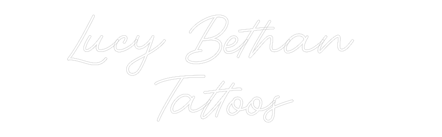 Custom Neon: Lucy Bethan 
...