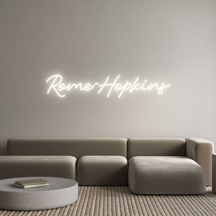 Custom Neon: Rome-Hopkins
