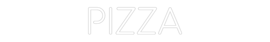 Custom Neon: Pizza