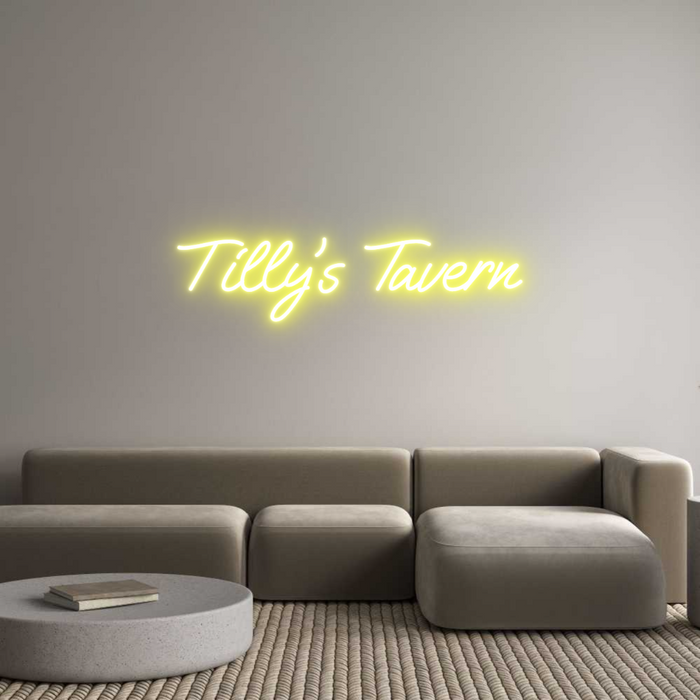Custom Neon: Tilly's Tavern