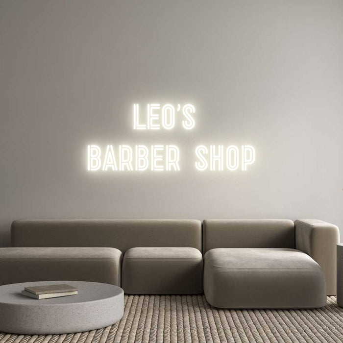 Custom Neon: Leo’s 
Barbe...