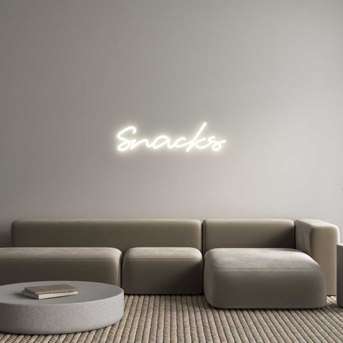 Custom Neon: Snacks