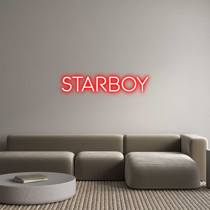 Custom Neon: STARBOY