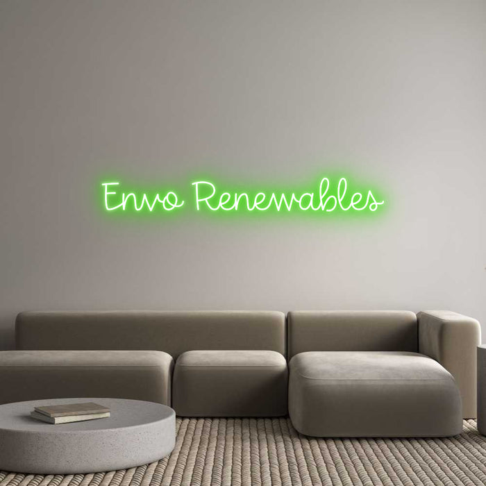 Custom Neon: Envo Renewables