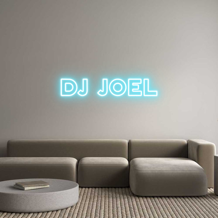 Custom Neon: DJ JOEL