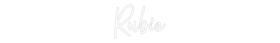 Custom Neon: Rubie