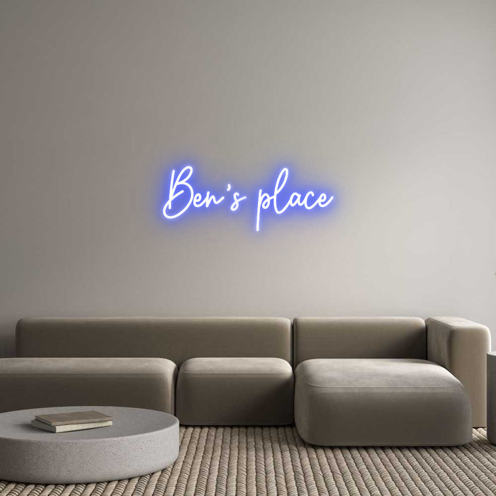 Custom Neon: Ben’s place