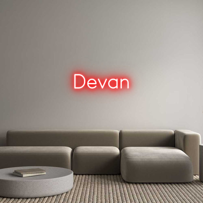 Custom Neon: Devan