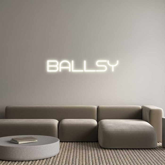 Custom Neon: Ballsy