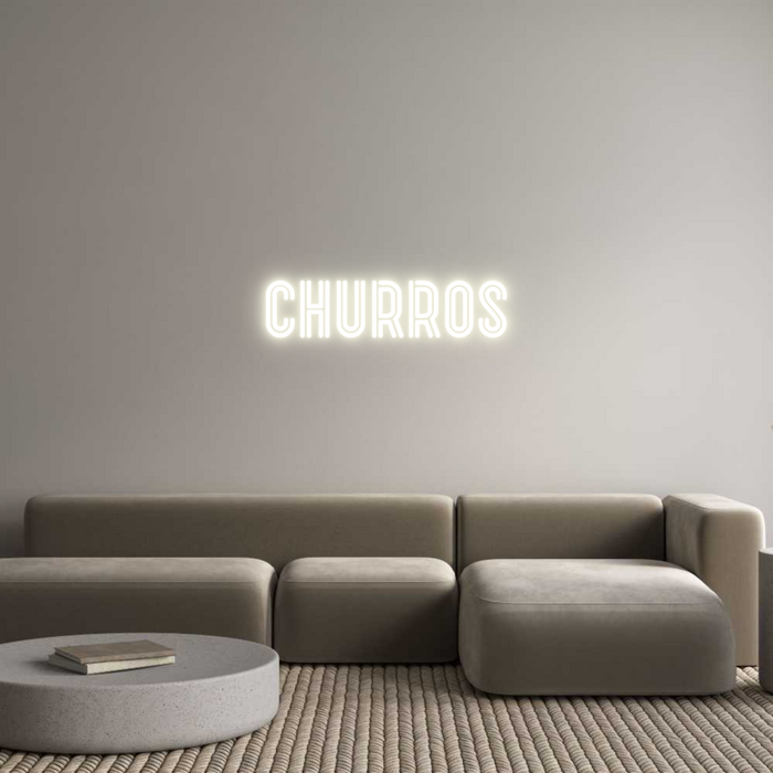 Custom Neon: CHURROS