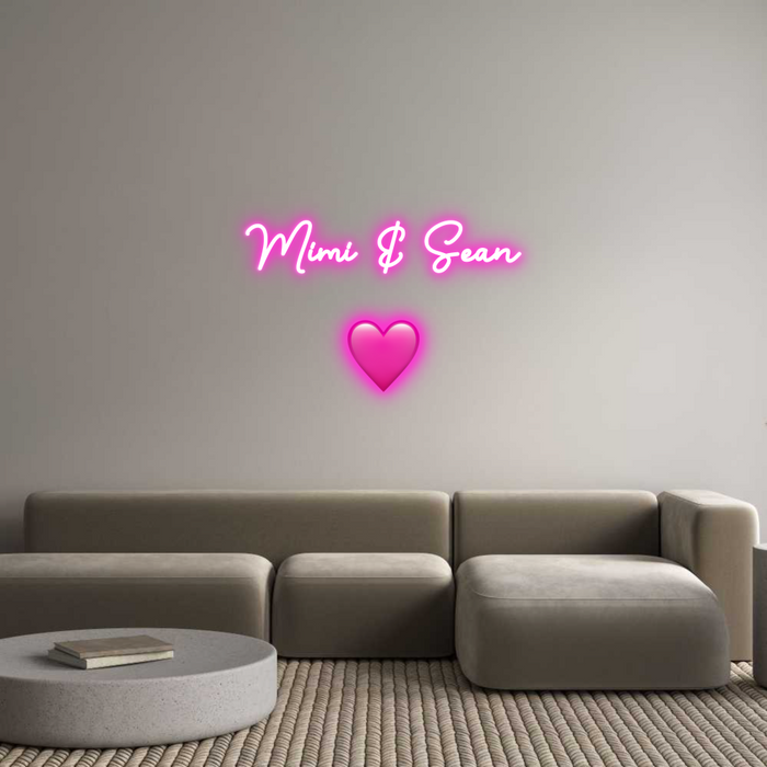 Custom Neon: Mimi & Sean
...