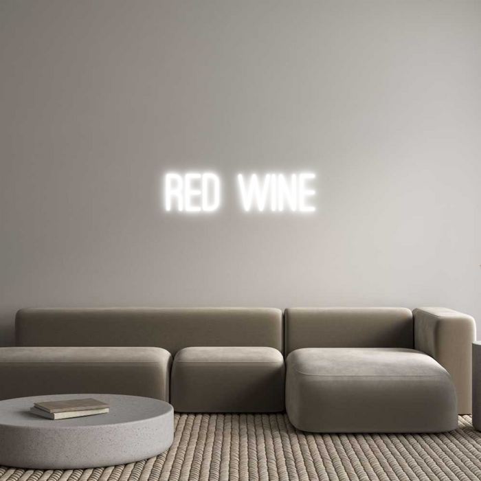 Custom Neon: RED WINE