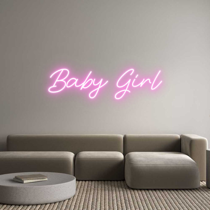 Custom Neon: Baby Girl