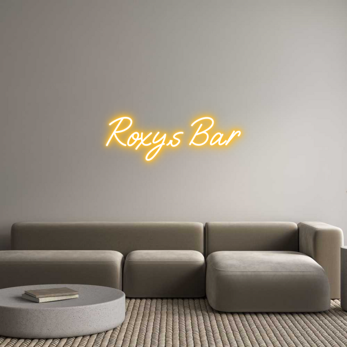 Custom Neon: Roxy,s Bar
