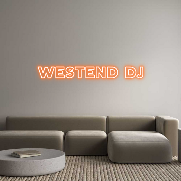 Custom Neon: westend DJ