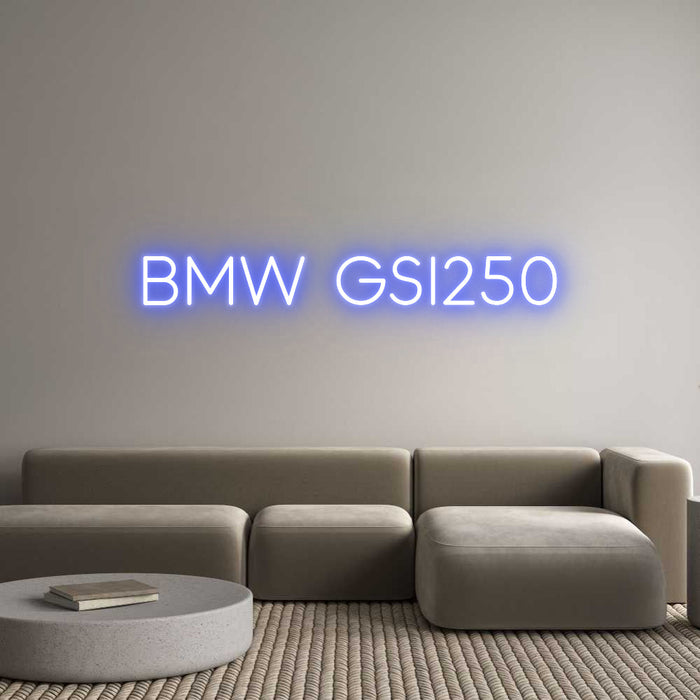 Custom Neon: BMW GS1250