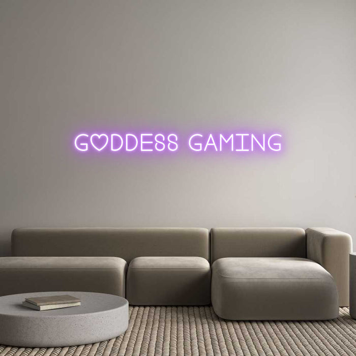 Custom Neon: Goddess Gaming