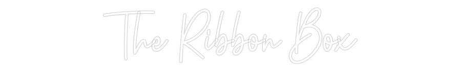 Custom Neon: The Ribbon Box